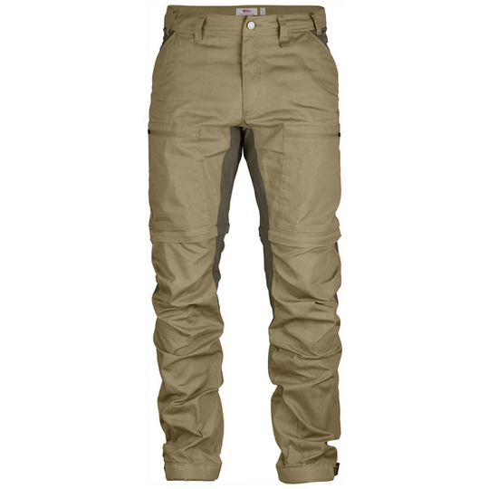Fjällräven Abisko Lite Trekking Zip-off M Long - Sand-tarmac - Miehet - 44 - Partioaitta