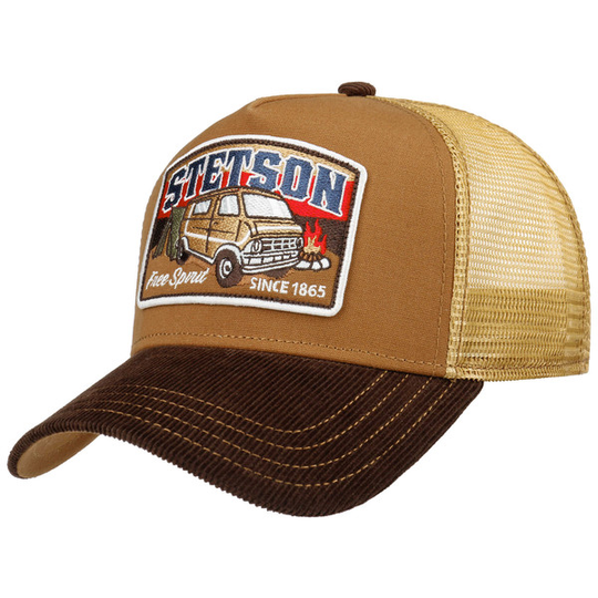Stetson Trucker Cap Camper - Brown - Unisex - OneSize - Partioaitta