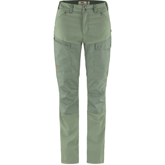Fjällräven Abisko Midsummer Zip Off Trousers W - Jade Green-patina Green - Naiset - 36 - Partioaitta