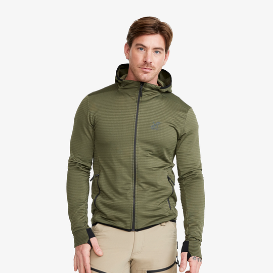 Waffle Hoodie Miehet Kalamata, Koko:2XL - Miehet > Paidat > Hupparit