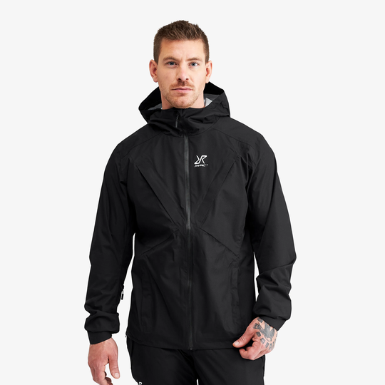 Typhoon Jacket Miehet Black, Koko:2XL - Ulkoilutakki, Kuoritakki & Tuulitakki