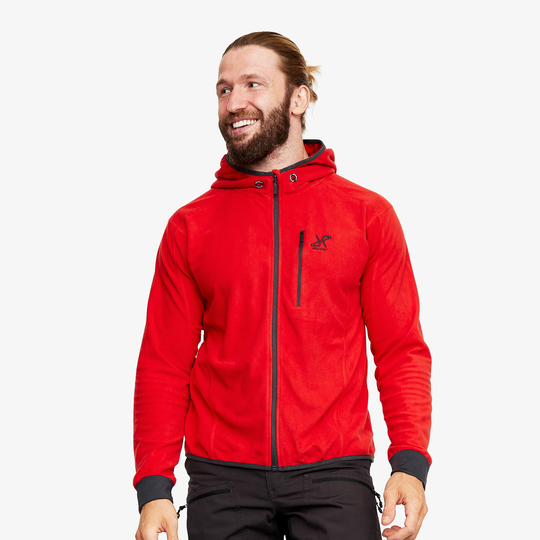 Trekker Hoodie Miehet Molten Lava, Koko:2XL - Miehet > Paidat > Hupparit