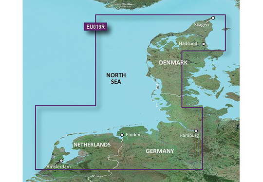 Garmin Alborg - Amsterdam microSD™/SD™-kortti: HXEU019R, Kartat & Ohjelmistot