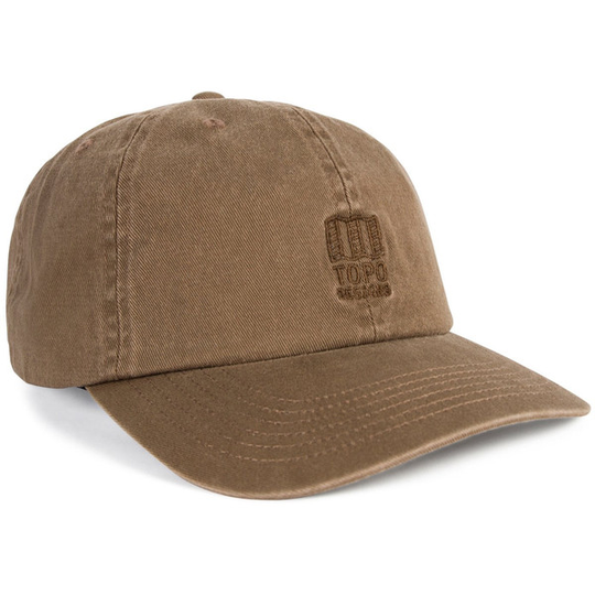 Topo Designs Mountain Ball Cap - Dark Khaki - Unisex - OneSize - Partioaitta