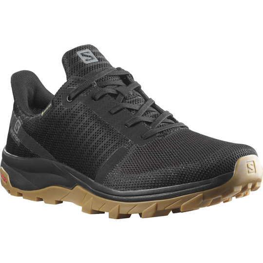 Salomon Outbound Prism Gtx W - Black/black/gum1a - Naiset - UK 4,5 - Partioaitta