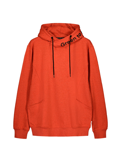 Vulkano huppari, oranssinpunainen