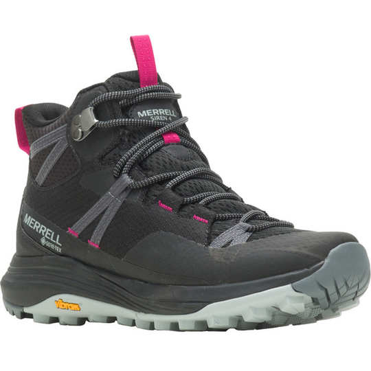 Merrell Siren 4 Mid Gtx - Black - Naiset - 36 - Partioaitta