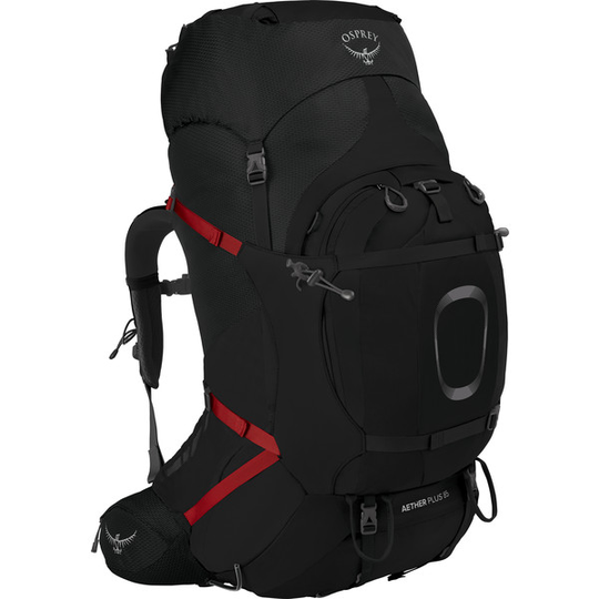 Osprey Aether Plus 85 - Black - Miehet - S/M - Partioaitta