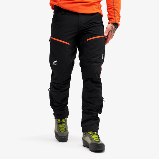 RVRC GP Pro Rescue Pants Miehet Black/Orange 2.0, Koko:L - Ulkoiluhousut, Vaellushousut & Retkeilyhousut