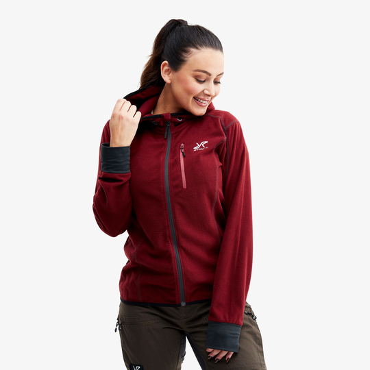 Trekker Hoodie Naiset Chilli, Koko:XL - > Paidat > Hupparit