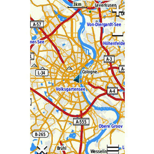 Garmin microSD™/SD™ -kortti: Cyckle Map EU, Pyöräilykartat