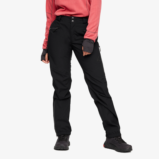 Silence Proshell 2.0 Pants Naiset Black/Anthracite, Koko:L - Ulkoiluhousut, Vaellushousut & Retkeilyhousut