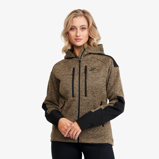 Tornado Hoodie Naiset Khaki, Koko:XL - > Paidat > Hupparit