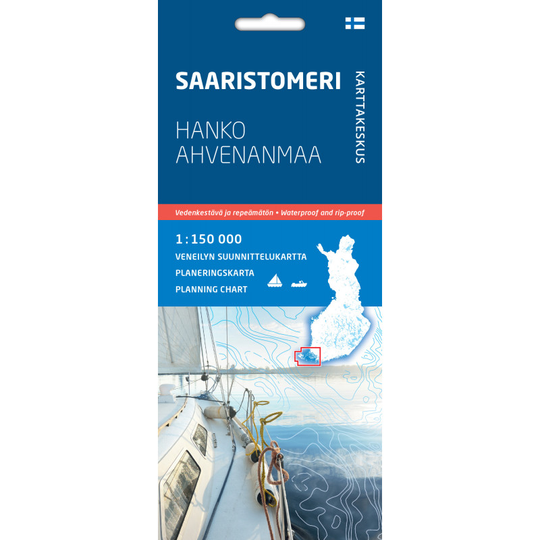 Saaristomeri, veneilyn suunnittelukartta 1:150 000