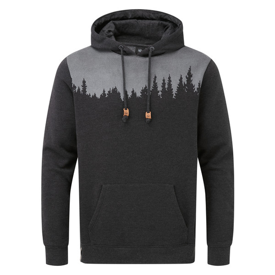 Tentree Men' S Juniper Classic Hoodie - Meteorite Black Heather - Miehet - S - Partioaitta
