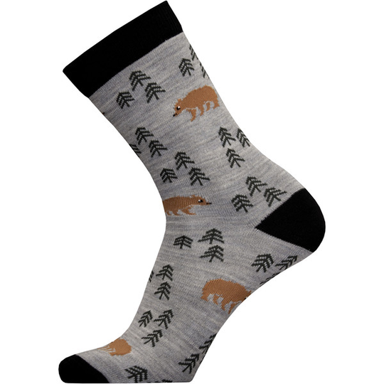 Sukkamestarit Merinovillasukat - Karhumetsä Harmaa - Unisex - 35-38 - Partioaitta