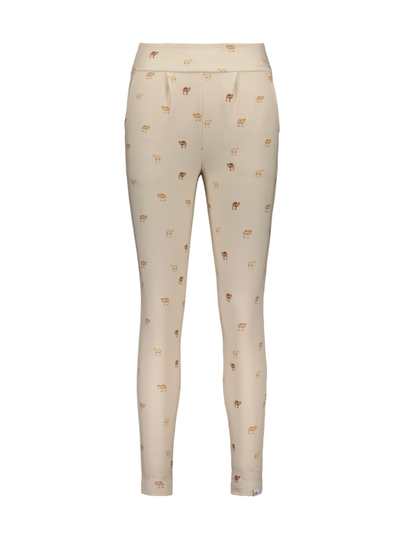 Casual chic print pants sahara