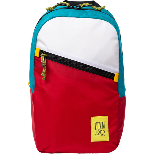 Topo Designs Light Pack - White/red/turquoise - Unisex - OneSize - Partioaitta