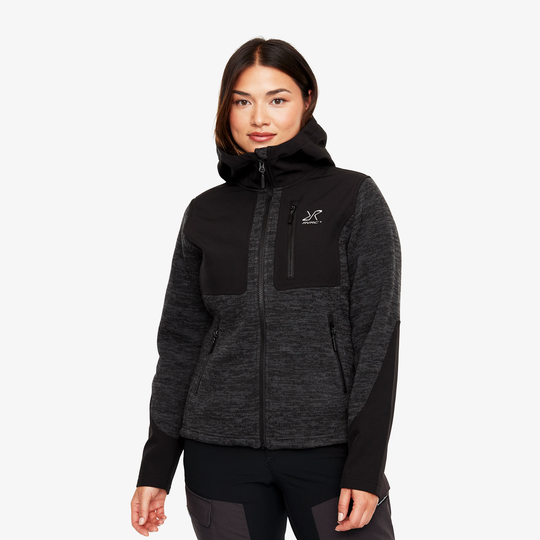Wander Pro Wool Hoodie Naiset Anthracite, Koko:L - > Paidat > Hupparit