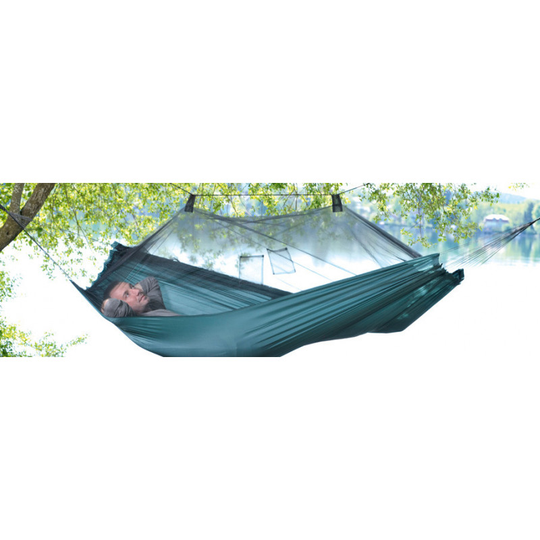 Amazonas Moskito-Traveller riippumatto hyttysverkolla