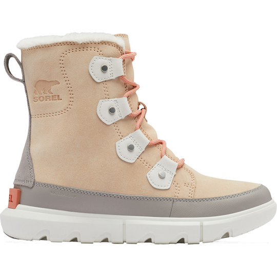 Sorel Sorel Explorer Ii Joan Faux Fur Wp - Nova Sand, Sea Salt - Naiset - US 10 - Partioaitta