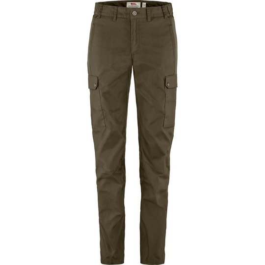 Fjällräven Stina Trousers W - Dark Olive - Naiset - 36/R - Partioaitta