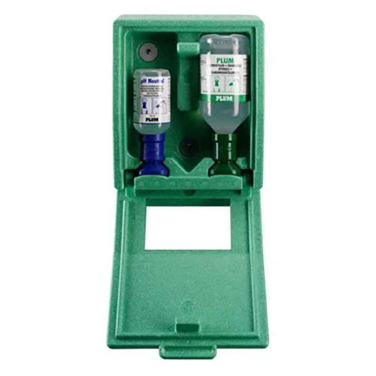 Plum Combibox Silmien huuhteluasema 200 ml pH neutraali ja 500 ml silmähuuhde