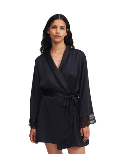 Midnight flowers -kimono