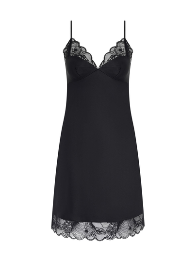 Midnight flowers chemise -alusmekko