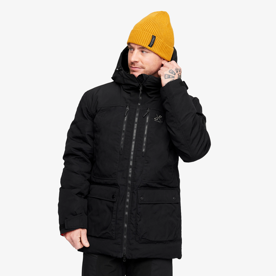 Outdoor Parka Miehet Black, Koko:XL - Ulkoilutakki, Kuoritakki & Tuulitakki