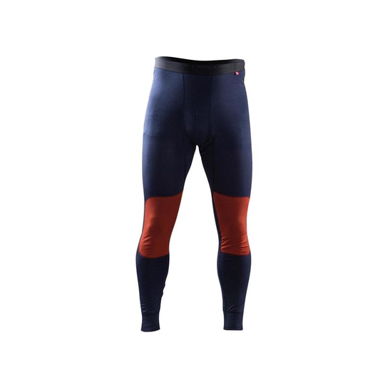 Aclima LW Reinf Longs miesten alushousut, Navy/Ochre