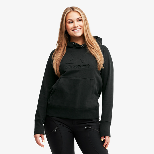 Slacker Hoodie Naiset Caviar, Koko:M - > Paidat > Hupparit