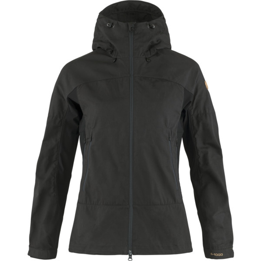 Fjällräven Abisko Lite Trekking Jacket W - Dark Grey-black - Naiset - L - Partioaitta