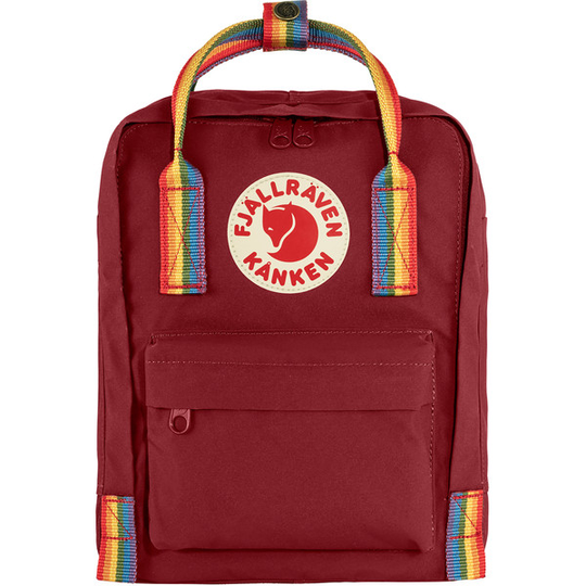 Fjällräven Kånken Rainbow Mini - Ox Red-rainbow Pattern - Unisex - OneSize - Partioaitta