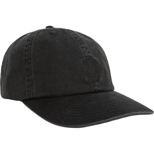 Topo Designs Mountain Ball Cap - Black - Unisex - OneSize - Partioaitta