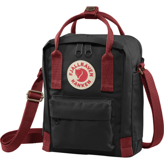 Fjällräven Kånken Sling - Black-ox Red - Unisex - OneSize - Partioaitta