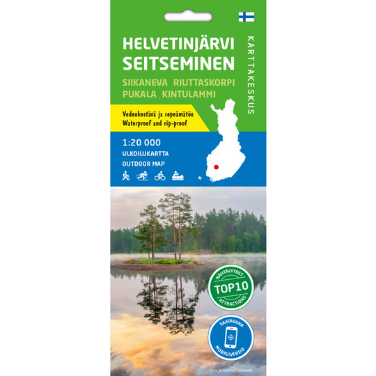 Karttakeskus Helvetinjärvi Seitseminen - Nocolor - OneSize - Partioaitta