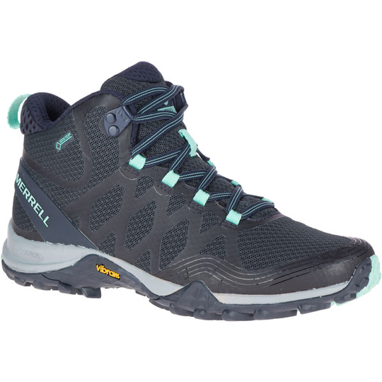 Merrell Siren 3 Mid Gtx W - Navy/blue - Naiset - 36 - Partioaitta