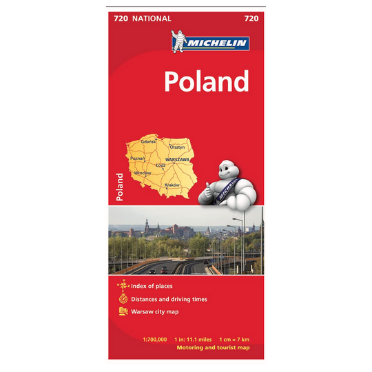 Michelin Puola kartta