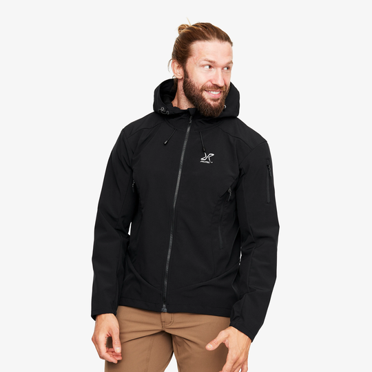 Reckon Softshell Jacket Miehet Black, Koko:L - > Softshell-takit