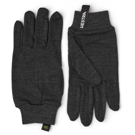 Hestra Merino Wool Liner Active - 5 Finger - Koks - Unisex - 11 - Partioaitta