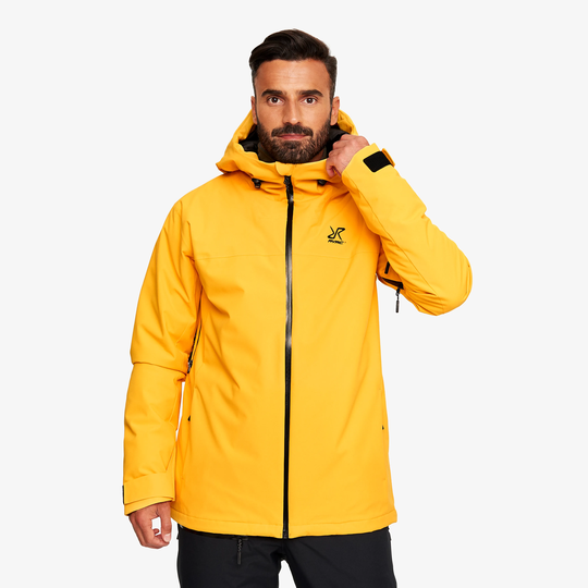 Helix Jacket Miehet Citrus, Koko:2XL - Ulkoilutakki, Kuoritakki & Tuulitakki