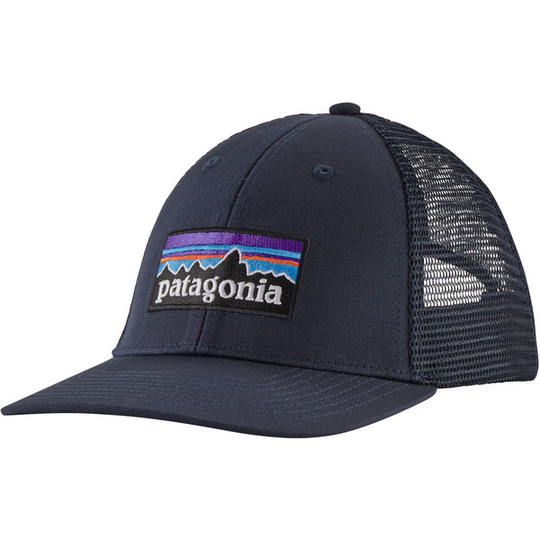 Patagonia P-6 Logo Lopro Trucker Hat - Navy Blue - Unisex - OneSize - Partioaitta