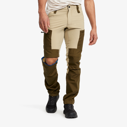 RVRC GP Pro Zip-off Pants Miehet Khaki, Koko:2XL - Zip-off-housut
