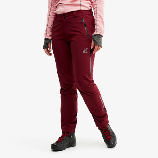 Whisper Pants Naiset Bison Red, Koko:L - Ulkoiluhousut, Vaellushousut & Retkeilyhousut