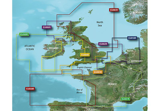 Garmin English Channel microSD™/SD™-kortti: HXEU001R, Kartat & Ohjelmistot