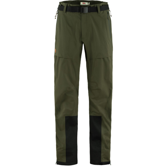 Fjällräven Keb Eco-shell Trousers M - Deep Forest - Miehet - L - Partioaitta