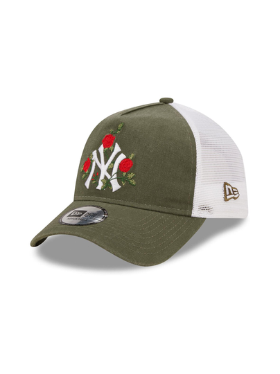 Ny yankees flower trucker -lippalakki