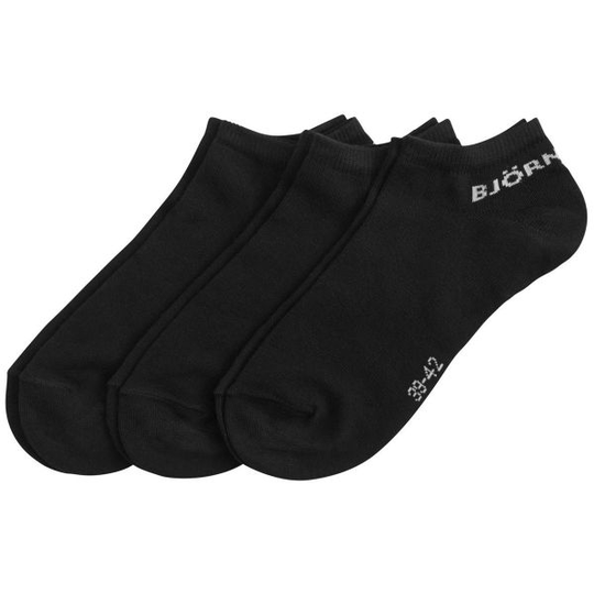 Björn Borg Essential Sukat Musta 3 kpl 39-42