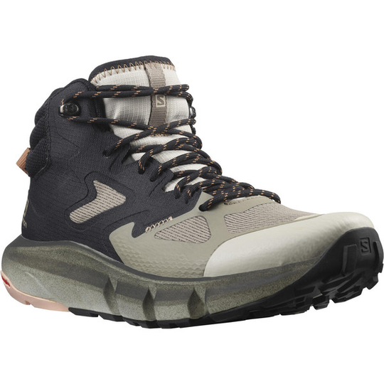Salomon Predict Hike Mid Gtx W - Vintage Kaki/black/mocha Mouss - Naiset - UK 4 - Partioaitta